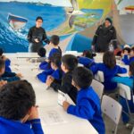Investigador de IFOP realizó charla de acuicultura a pequeña escala a estudiantes del Liceo Bicentenario Insular de Achao